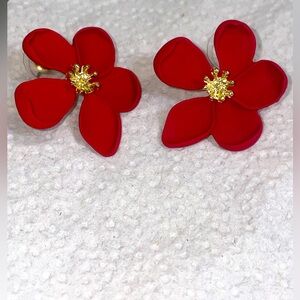 Like to be notified of posh show Poinsetti Earrings